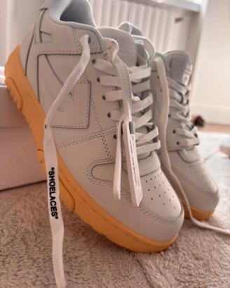 off white out of office calf leather white