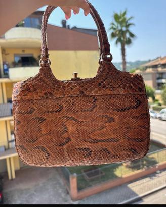 borsa in pitone vera