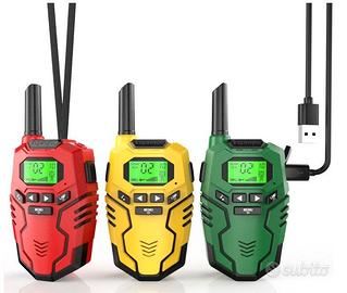 Inspireyes Walkie Talkie Ricaricabili