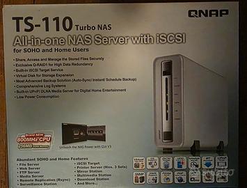 Nas  QNAP TS-110 Turbo NAS (1-bay, All-in-one)