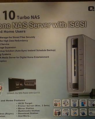 Nas  QNAP TS-110 Turbo NAS (1-bay, All-in-one)