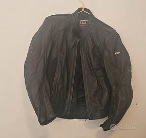 Giacca da moto in pelle ixs tg 48