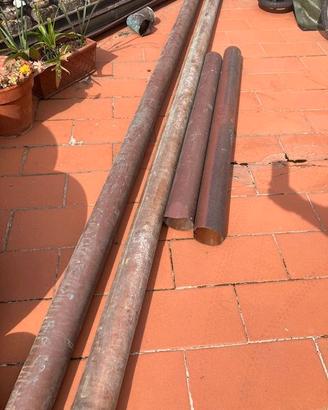 Rame nuovi tubi pluviali, gronde, gomiti