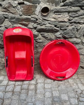 slittino di plastica