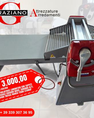 SFOGLIATRICE professionali TAPPETI NUOVI da 135x63