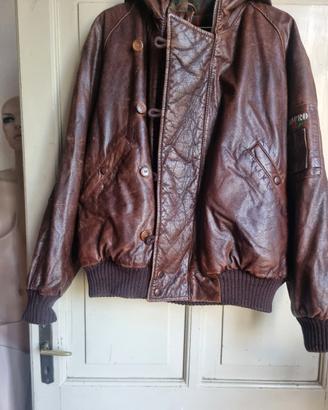 giubbotto vera pelle vintage El charro