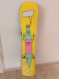 TAVOLA DA SNOWBOARD + ATTACCHI + SACCA