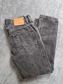 Jeans uomo W31 grigio vintage straight
