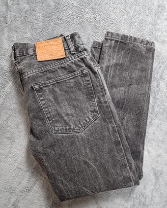 Jeans uomo W31 grigio vintage straight