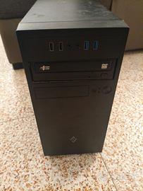 Case PC Desktop Micro-ATX nero