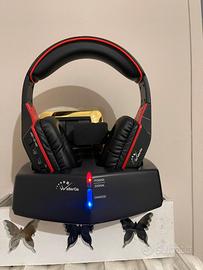 WallarGe Cuffie radio per TV Over-Ear senza fili