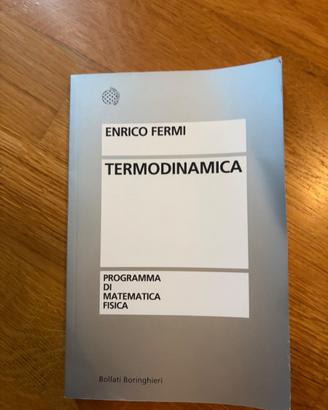 ENRICO FERMI TERMODINAMICA