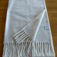 Sciarpa bianca di Cashmere 100%