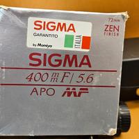 Obbiettivo 400 Sigma APO mf per ricambi