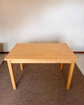Tavolo rettangolare IKEA di betulla 