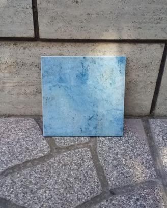 Stock 16 Piastrelle 20x20 cm Azzurro Sfumato