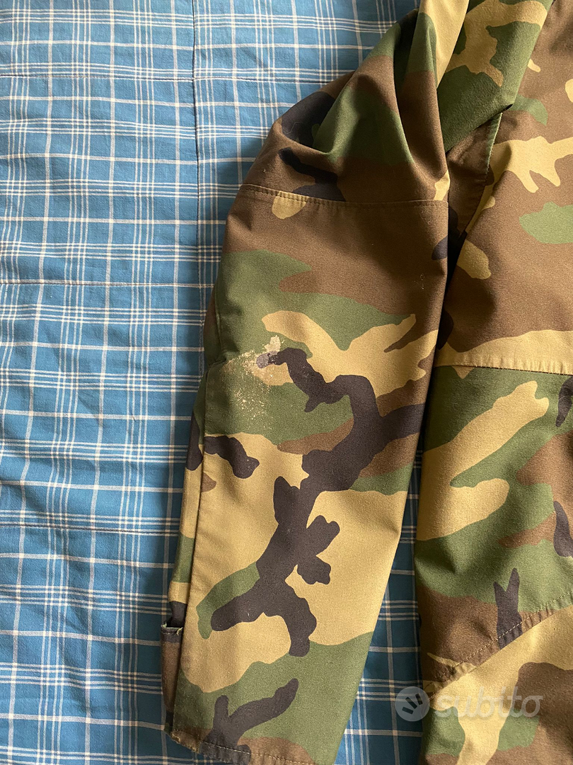 Parka Goretex Militare Esercito Woodland Mimetica - Abbigliamento