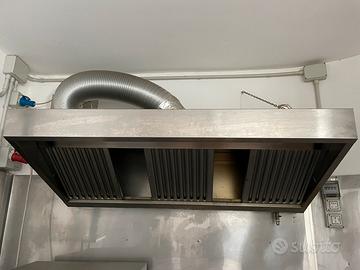 Cappa aspirante in acciaio inox