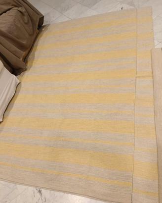 Tappeto pelo corto in cotone, GIALLO