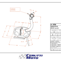 Scarico SITO Piaggio Ape 601