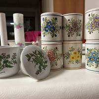 Bicchieri e tazza tè