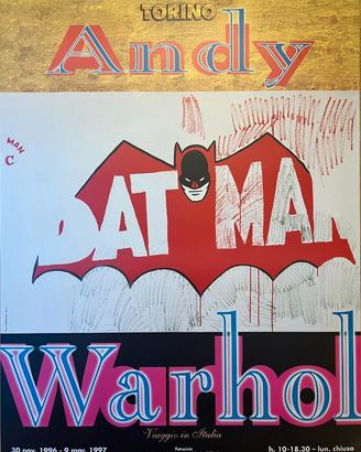 Poster vintage WARHOL ANDY BATMAN