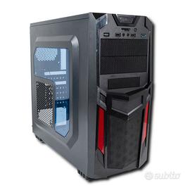 Case Gaming iTek Invader R03 ATX Nero Rosso