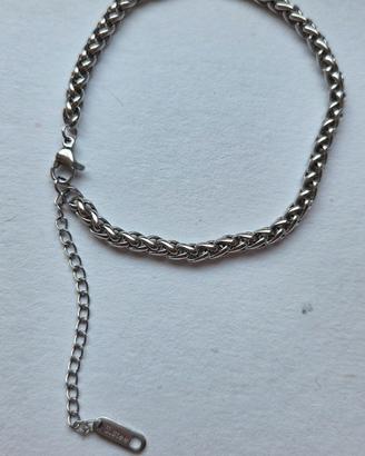 Braccialetto Acciaio Inossidabile Argento