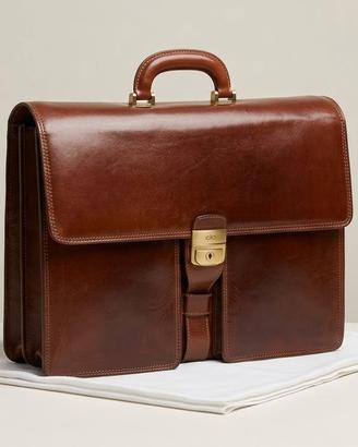 Borsa porta documenti in pelle