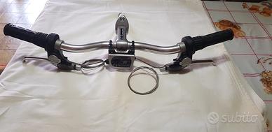 Manubrio bici sportiva 3ttt con leve Shimano 