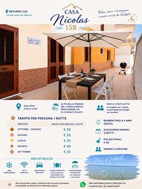Casa Nicolas 158 - Comfort e tranquillità Salento