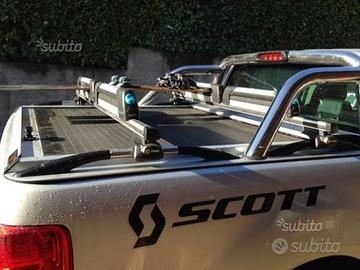 Doppio reling KOY Sport 80 INOX per Ford Ranger