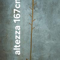 attaccapanni terra appendino acciaio oro design 