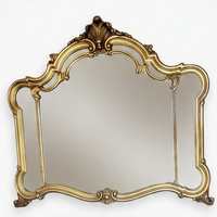 Specchio decorazione in oro