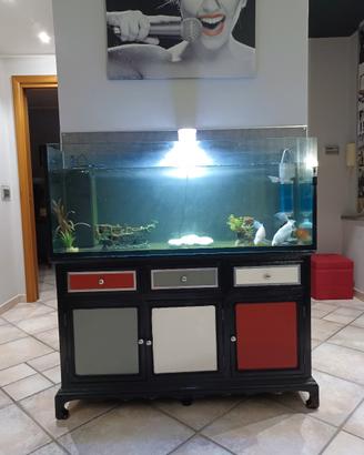 Mobile con Acquario 250 litri
