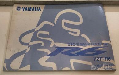 Libretto uso manutenzione yamaha YZF-R6 2001-2002