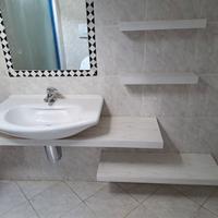 Mensole in legno bianco spessore 5 cm