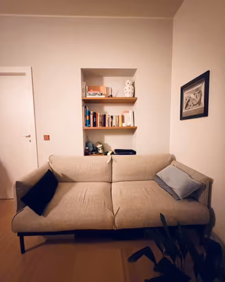 Divano grigio 2 posti