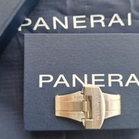 Fibbia deployante satinata  orologio Panerai