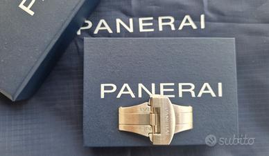 Fibbia deployante satinata  orologio Panerai