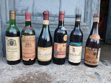 Bottiglie vino da esposizione