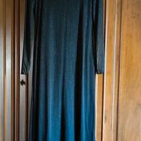 abito lungo, elegante, nero