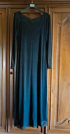 abito lungo, elegante, nero