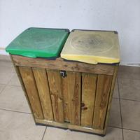 cestino pattumiera da esterno