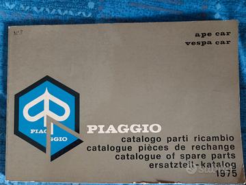 Catalogo parti ricambio Piaggio ape car vespa car 