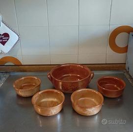 Servizio risotto terracotta 
