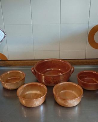 Servizio risotto terracotta 