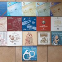 16 divisionali Italia FDC Euro, dal 2002 al 2017