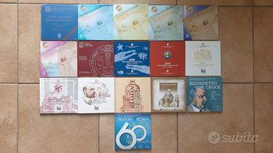 16 divisionali Italia FDC Euro, dal 2002 al 2017