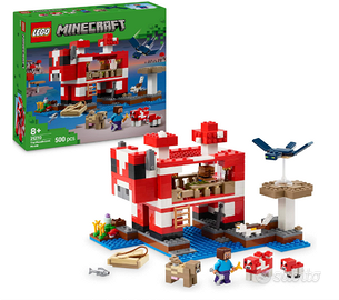 LEGO Minecraft The Mooshroom House Toy - Building